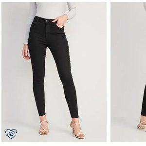 High-Waisted Wow Black Super-Skinny Jeans for Women